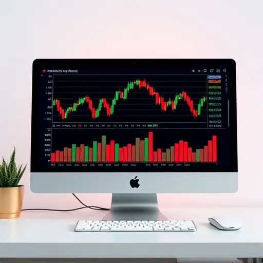 Interface de trading Bitcoin Bank avec graphiques en temps réel